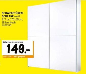 SCONTO Schwebetürenschrank Angebot