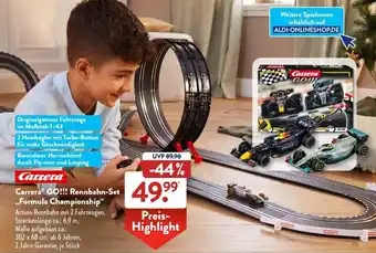 Aldi Süd Carrera Go!!! Rennbahn Set ,,Formula Championship" Angebot