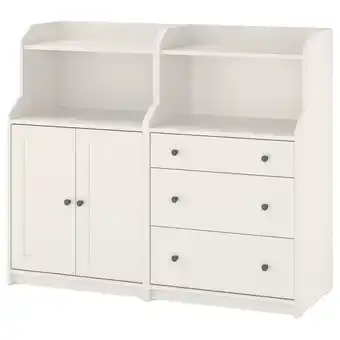 IKEA Hauga aufbewahrungskombi weiß Angebot