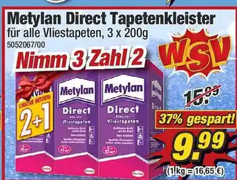 Poco Metylan Direct Tapetenkleister Angebot