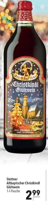 CITTI Markt Stettner Altbayrischer Christkindl Gluhwein 1L Angebot