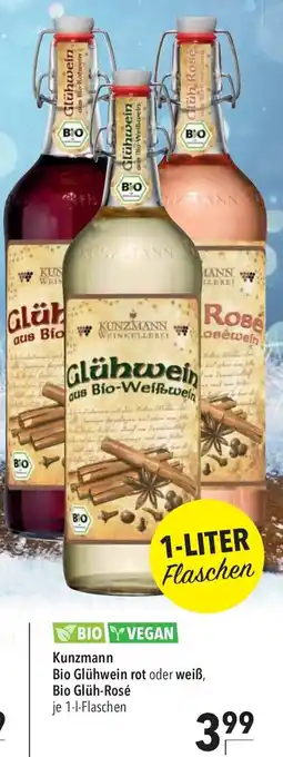 CITTI Markt Kunzmann Bio Gluhwein 1L Angebot