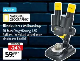 Aldi Süd National Geographic Binokulares Mikroskop Angebot