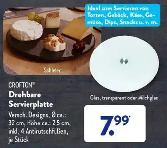 Aldi Süd Crofton Drehbare Servierplatte Angebot