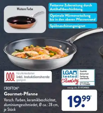 Aldi Süd Crofton Gourmet Pfanne Angebot