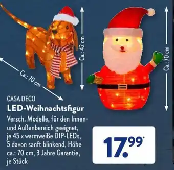 Aldi Süd Casa Deco LED Weihnachtsfigur Angebot