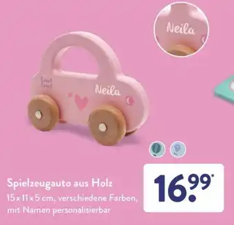 Aldi Süd Spielzeugauto aus Holz Angebot