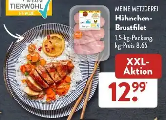 Aldi Süd Meine Metzgerei Hähnchen Brustfilet 1,5 kg Packung Angebot