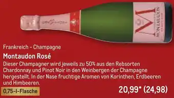 METRO Montaudon Rosé 0,75 L Flasche Angebot