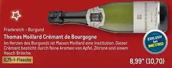 METRO Thomas Moillard Crémant de Bourgogne 0,75 L Flasche Angebot