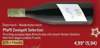 METRO Pfaffl Zweigelt Selection 0,75 L Flasche Angebot