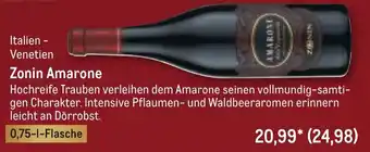 METRO Zonin Amarone 0,75 L Flasche Angebot