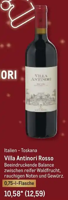 METRO Villa Antinori Rosso 0,75 L Flasche Angebot