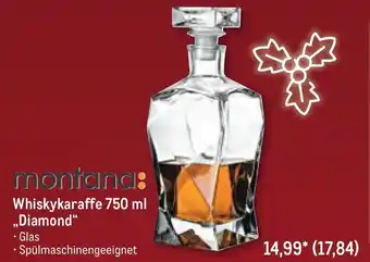 METRO Montana Diamond Whiskykaraffe 750 ml Angebot