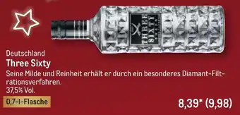 METRO Three Sixty 0,7 L Flasche Angebot