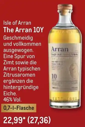 METRO Isle of Arran The Arran 10Y 0,7 L Flasche Angebot