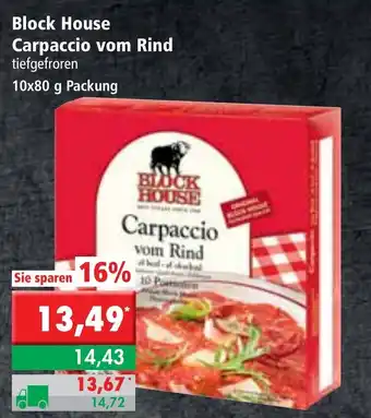 L. STROETMANN GROSSMARKT Block House Carpaccio vom Rind 10x80g Angebot