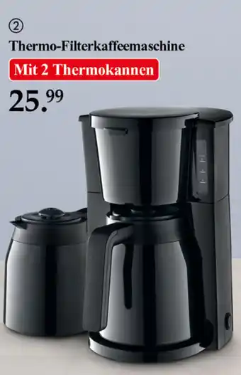 Woolworth Thermo-Filterkaffeemaschine Angebot