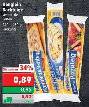 L. STROETMANN GROSSMARKT Henglein Backteige 240-450g Angebot