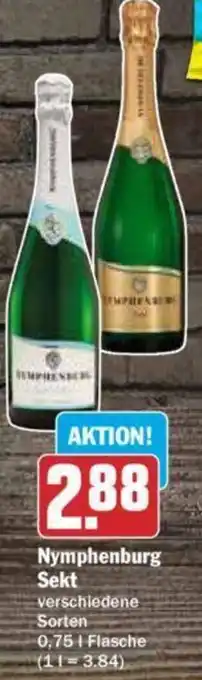 Hit Nymphenburg Sekt 0,75 L Flasche Angebot