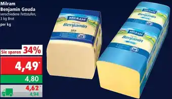 L. STROETMANN GROSSMARKT Milrma Benjamin Gouda 3kg Angebot