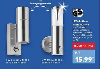 Kaufland Led Außen Wandleuchte Angebot