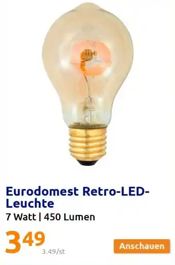 Action Eurodomest Retro LED Leuchte 7 Watt | 450 Lumen Angebot