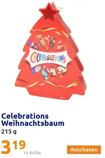 Action Celebrations Weihnachtsbaum 215 g Angebot