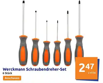 Action Werckmann Schraubendreher Set 6 Stück Angebot