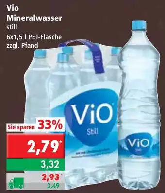 L. STROETMANN GROSSMARKT Vio Mineralwasser Still 6x1,5L Angebot