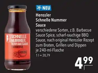 CITTI Markt Henssler Schnelle Nummer Sauce 240ml Angebot