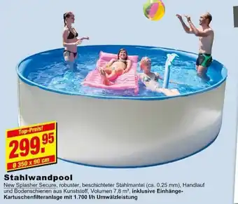 Lüchau Bauzentrum Stahlwandpool Angebot