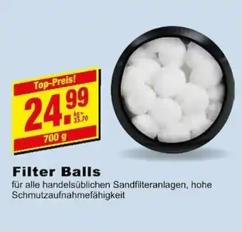 Lüchau Bauzentrum Filter Balls 700g Angebot