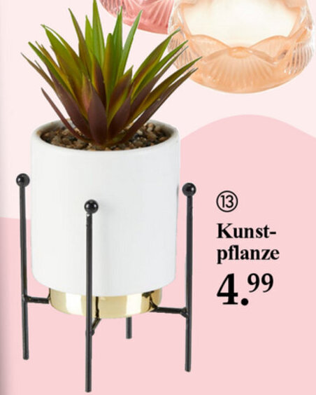 Kunstpflanze Angebot bei Woolworth