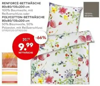 porta Renforcé Bettwäsche oder Polycotton Bettwäsche Angebot