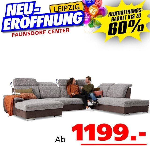Seats and sofas malaga schlafsofa, wohnlandschaft Angebot bei Seats and
