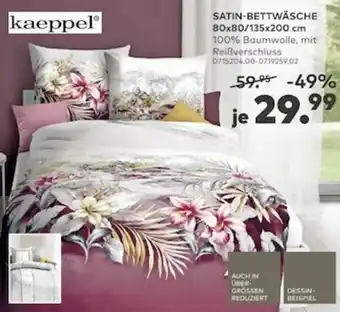 porta Kaeppel Satin Betttwäsche Angebot