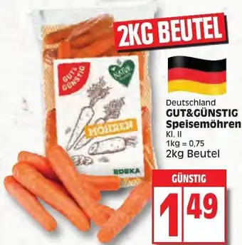 Edeka Gut & Günstig Speisemöhren 2kg Beutel Angebot