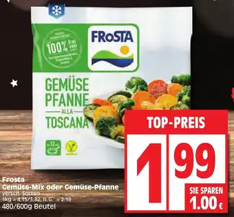 Edeka Frosta Gemüse Mix oder Gemüse Pfanne 480/600 g Beutel Angebot