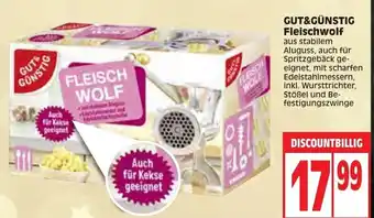 Edeka Gut & Günstig Fleischwolf Angebot