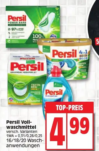 Edeka Persil Vollwaschmittel 16/18/20 Waschanwendungen Angebot