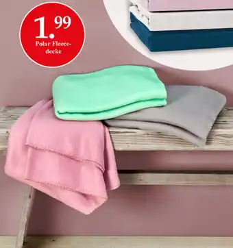 Woolworth Polar Fleecedecke Angebot