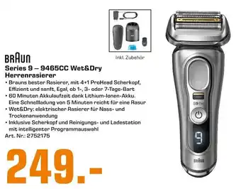 Saturn Braun Series 9-9465CC Wet&Dry Herrenrasier Angebot