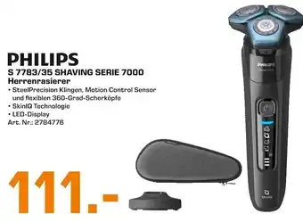 Saturn Philips S 7783/35 Shaving Serie 7000 Herrenrasierer Angebot