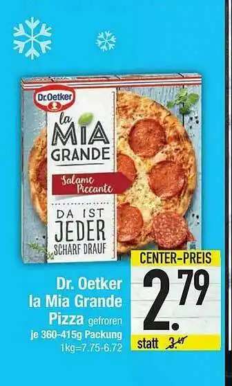 E-Center Dr. Oetker La Mia Grande Pizza Angebot