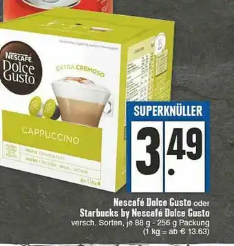 E-Center Nescafé Dolce Gusto Oder Starbucks By Nescafé Docle Gusto Angebot