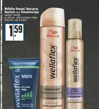 E-Center Wellaflex Haargel, Haarspray, Haarlack Oder Schaumfestiger Angebot