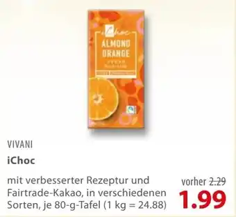 basic Vivani iChoc 80 g Tafel Angebot