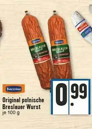 E-Center Original Polnische Breslauer Wurst Angebot