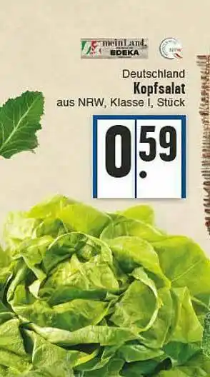 E-Center Deutschland Kopfsalat Angebot